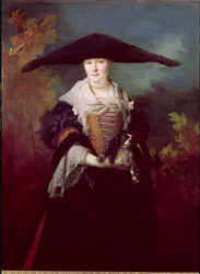 La Belle Strasbourgeoise, möglicherweise das Hochzeitsbildnis der Schwester des Künstlers Marie-Elizabeth, 1703